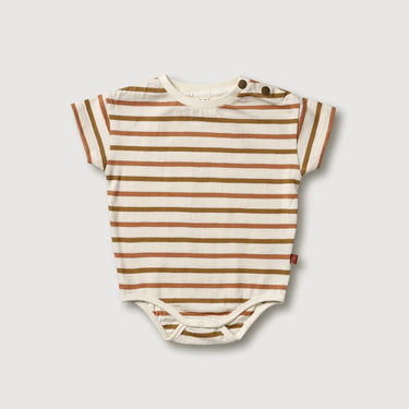 KidWild Organic Bodysuit, Multi Stripe